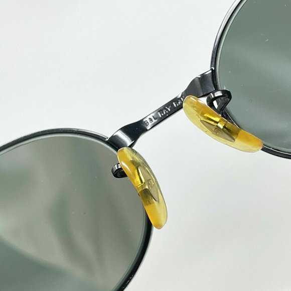 BAUSCH & LOMB RAY BAN W2775 BLACK SIDESTREET OVAL G15 CRYSTAL SUNGLASSES w/CASE - Picture 6 of 12